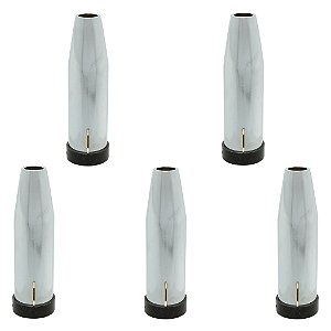 Kit 5 Bocal Mig Pressão Cromado 9mm Para Tocha 36kd