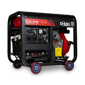 Máquina De Solda D'Arc 200 e Gerador De Energia Diesel 6600w 200a 220v