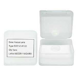 Lente De Foco D20x4.5 F150 Para Maquina Solda Laser
