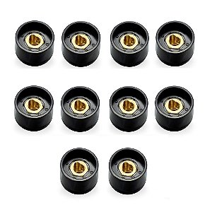 Kit 10 Conectores De Solda Painel Engate Rápido Fêmea 13mm 300A