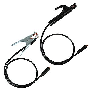 Kit Garra Negativa Grampo Terra 9mm 160A E Porta Eeltrodo 160A