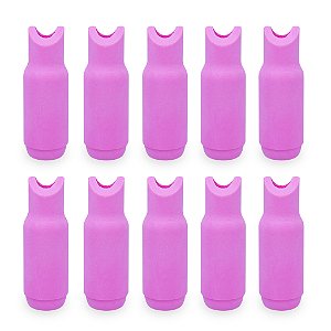 Kit 10 Bocal Cerâmico Perfil Angulado Tocha Tig Wp9/wp20
