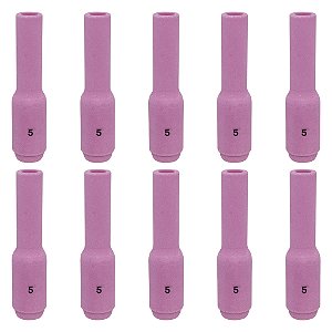 Kit 10 Bocal Cerâmico Longo 10N49L N° 5L 11mm