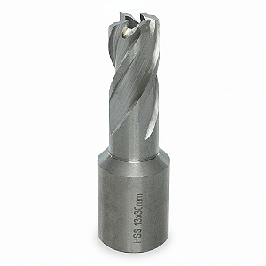 Broca Anular Helicoidal 13x30mm Aço Rápido Encaixe Weldon