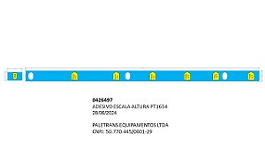 ADESIVO ESCALA ALTURA PT1654 - Código 0426497