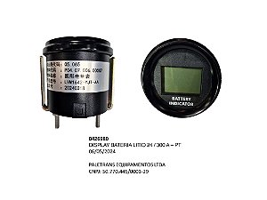 DISPLAY BATERIA LITIO 24 / 300 A - PT - Código 0426980