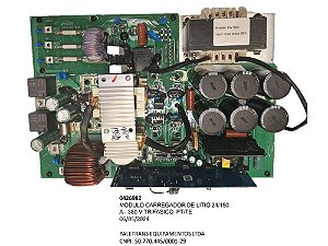 MODULO CARREGADOR DE LITIO 24/150 A - 380 V TRIFASICO  PT/TE - Código 0426982