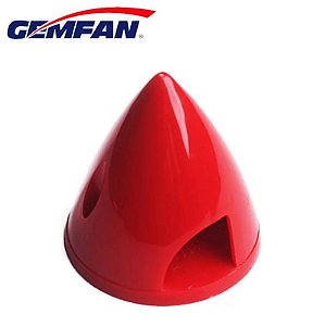 Spinner 63mm 2.5" Pol. Vermelho - GemFan