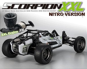 Automodelo Buggy Scorpion XXL Nitro 1/7 Branco