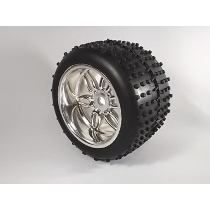 Par de Rodas Off Road Monster Cromadas