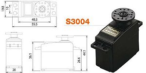 Servo FUTABA S3004