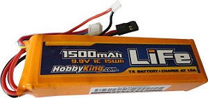 Bateria de Life 1500mah 9.9v 1C - HobbyKing