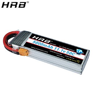 Bateria Lipo 5000mah 11.1v 50C - HRB