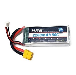 Bateria Lipo 2200mah 11.1v 50C HRB