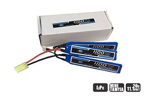 Bateria Lipo 11.1v 3s 1100mah - Airsoft