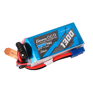 Bateria Lipo Gens Ace 1300MAH 11.1V 3S 45C G-TECH EC3 PLUG