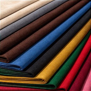 Tecido Veludo Suede Para Forração Estofados, Almofadas, Cortinas 1 Metros por 140cm Largura