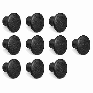 10 Puxadores Junior Abs 1 Furo Para Móveis Portas E Gavetas