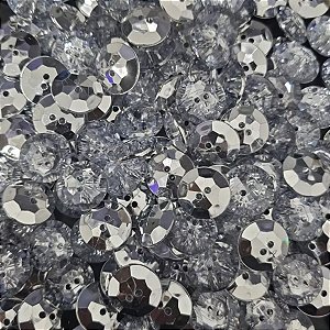 Botão Cristal Facetado 20mm 2 Furos