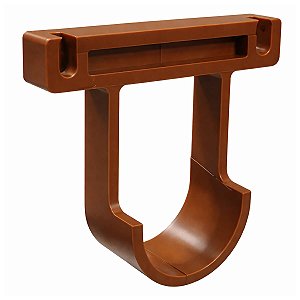 10 Suporte Cabideiro Central U Plástico ABS