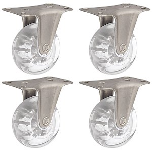 Rodízios Fixo Sofá Roda 50mm Rodinha Para Móveis