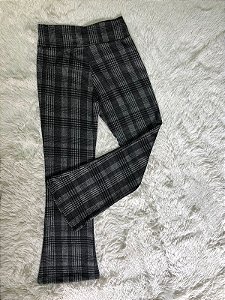 Calça Xadrez em Poliéster - TAM - G