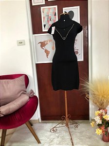 Vestido Malha Preto - TAM - G