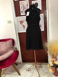 Vestido Preto Renda - TAM - G