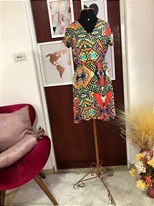 Vestido Estampado - TAM - M