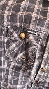 Camisa Xadrez Calvin Klein - TAM - 42