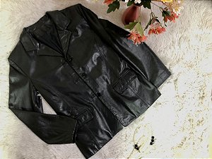 Jaqueta de Couro Legítimo - TAM - 42