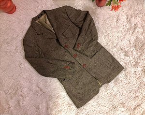 Blazer La Batida 3 Botões e Bolsos na Frente Tam 42