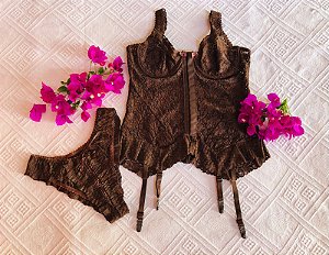 Espartilho Marrom - TAM. 40