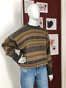 Suéter Vintage com CGC - TAM. G
