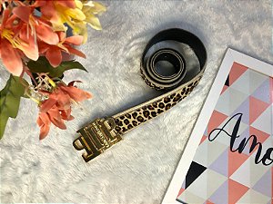 Cinto Preto da Marca Lança Perfume - TAM - 40/42/44