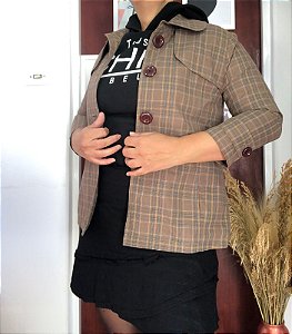 Casaco Xadrez da marca Marisa - TAM - 44