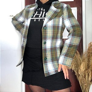 Casaco Xadrez em Flanela - TAM - 44