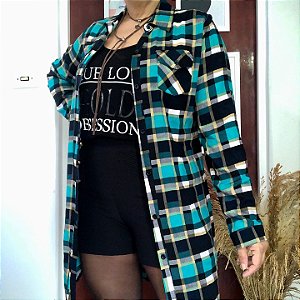 Chemise Xadrez Verde G