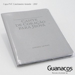 Capa para CANCIONEIRO 2017 Grande| PVC Cristal