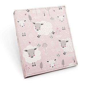 Pasta de Publicações - Linho Impermeável - Ovelhinhas