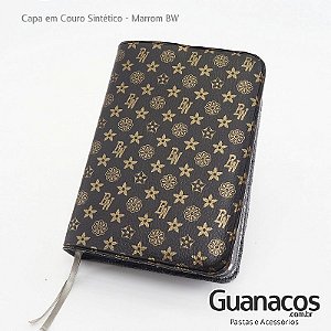 Capa de Bíblia Couro sintético - Marrom BW