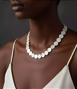 Choker Madrepérolas Redondas 1,5cm