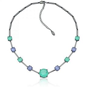 CHOKER / COLAR MIX CÍRCULOS FUSION LAVANDA - RÓDIO NEGRO