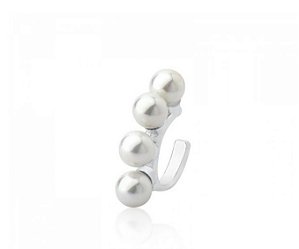 PIERCING DELICADO PÉROLAS SHELL - RÓDIO BRANCO