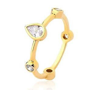 ANEL GOTA COM PONTO DE LUZ