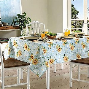 Toalha de Mesa Retangular Dohler Clean Athenas - Limpa Fácil - 2,10m x 1,40m