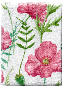 Toalha de Rosto Estampada Teka Nice Romance