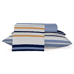 Jogo de Cama Queen Poliéster Teka Ternura Farol 4 peças