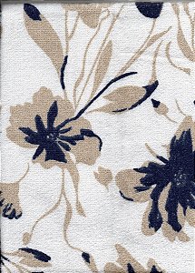 Toalha de Rosto Estampada Teka Nice Petúnias