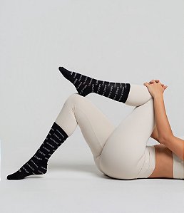 Meia  do poder - Demais, não é o suficiente!  -  Poliamida Light